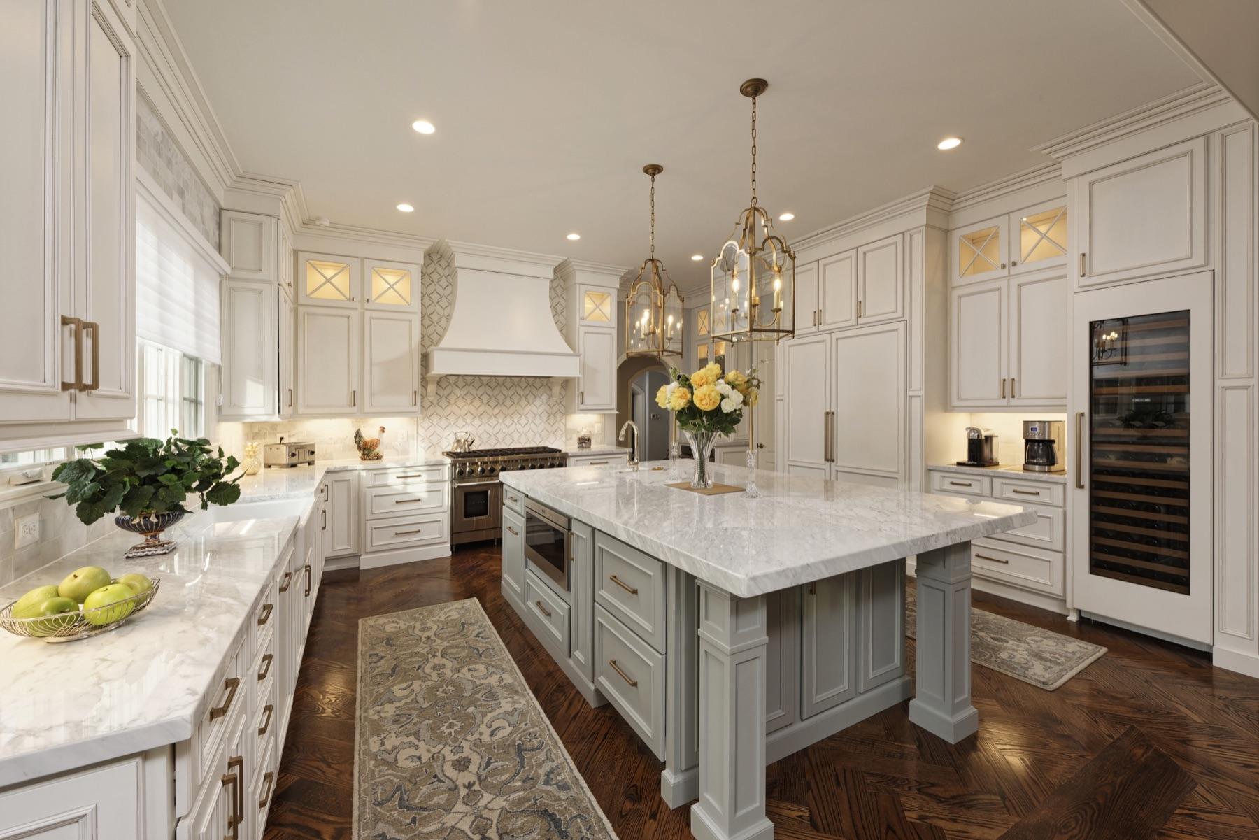 Marble Kitchen — Kitchen in Northern Virginia